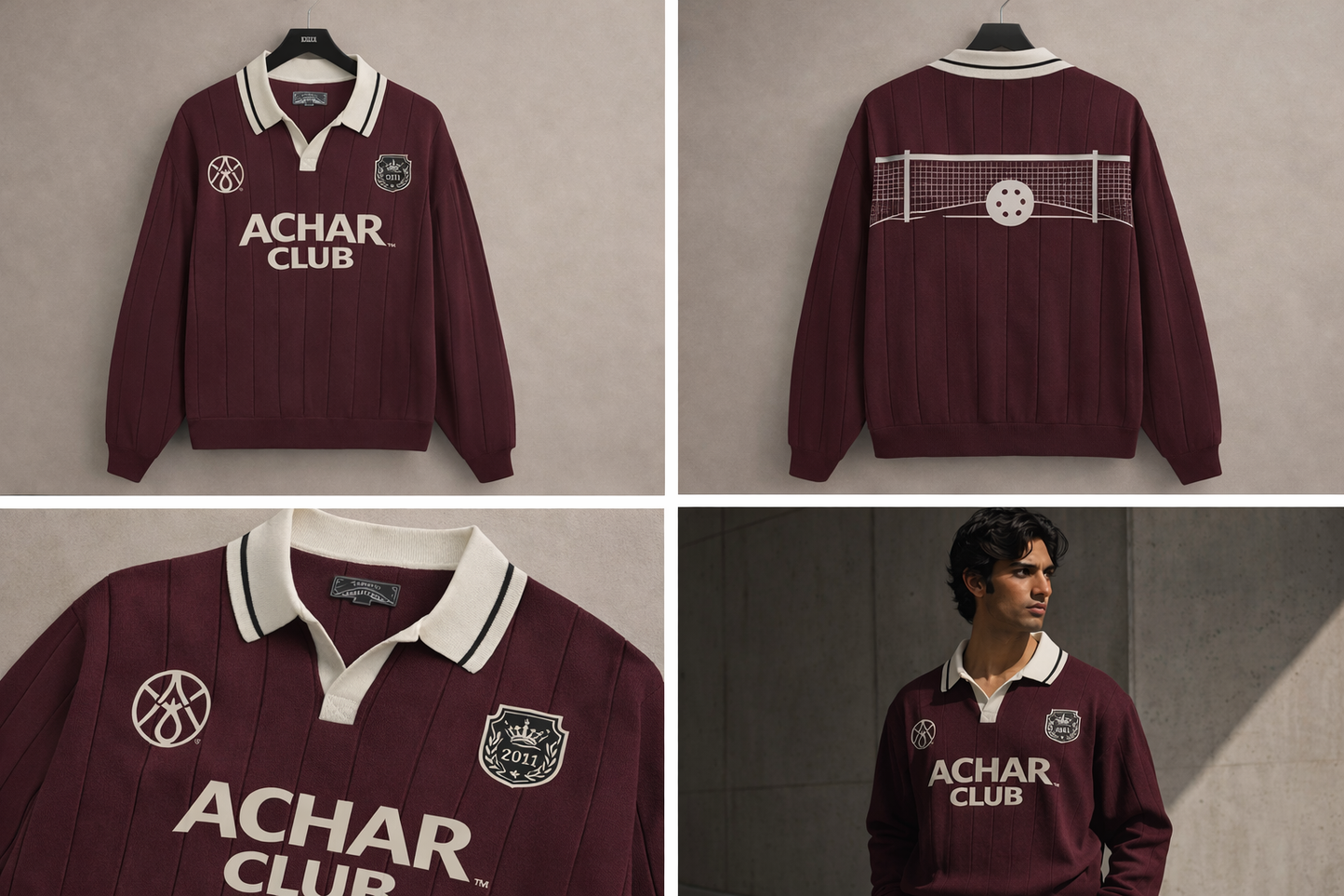 ACHAR CLUB RUGY POLO KNIT